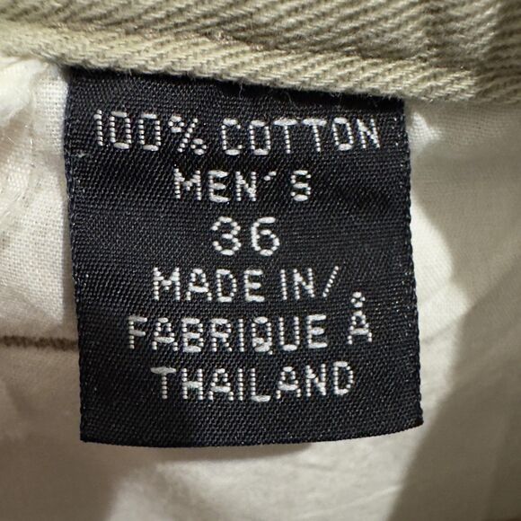 Patagonia Pants Khaki Pleated Chino Mens 36 100% Cotton Casual Twill Beige Tan - Picture 5 of 8